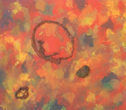 Öl auf Leinwand, Gr. 58 x 64 cm
