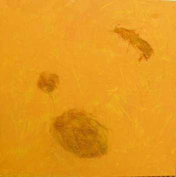 "Sonnenflecken" Öl auf Leinwand, 63 x 65 cm