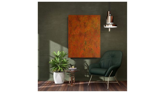 "Sommerabend" Öl auf Leinwand, 100 x 130cm